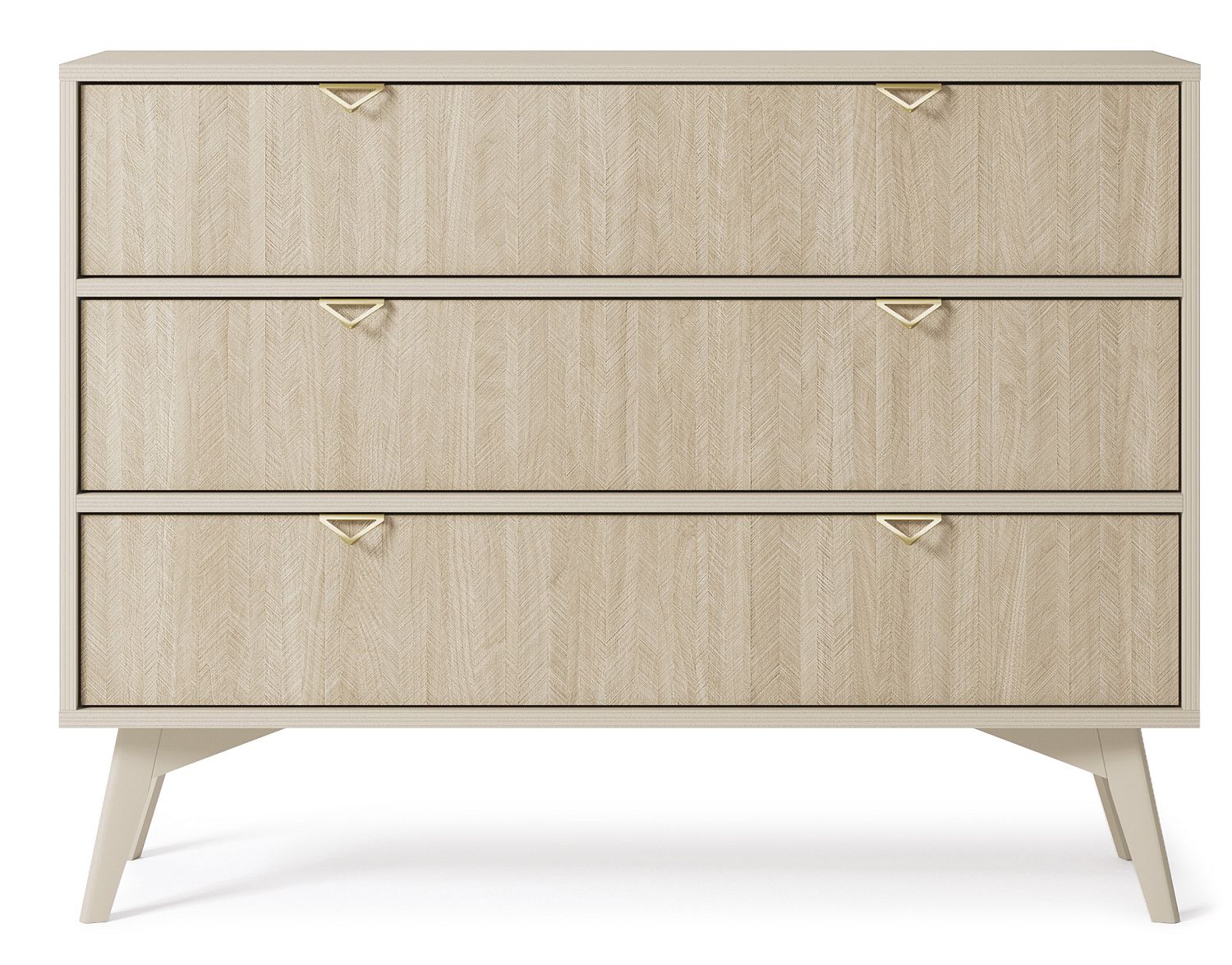 Lh-homefurniture Συρταριέρα Forest μπεζ 106x81x38cm P_FRST_37