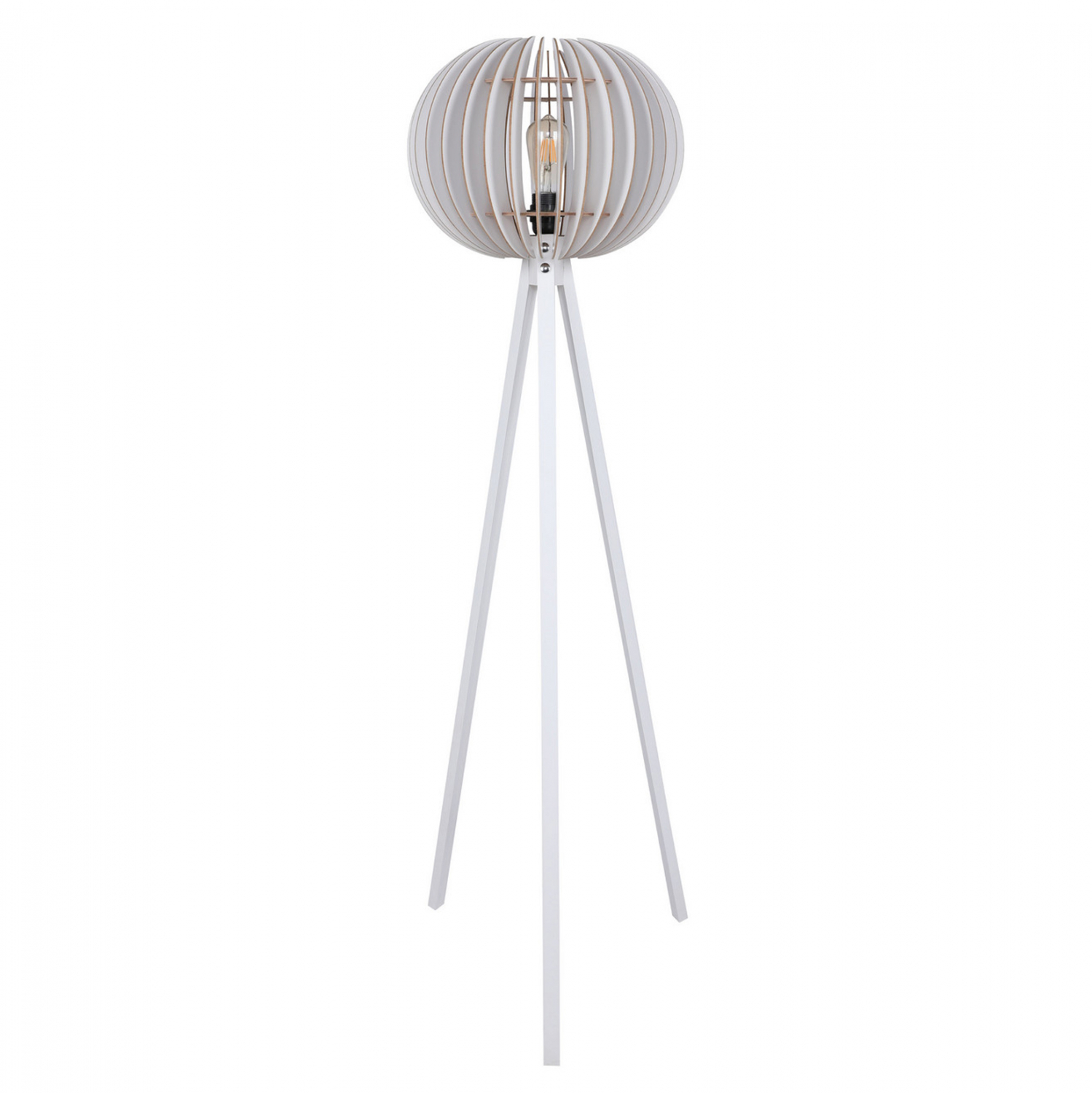 Intrahome ΦΩΤΙΣΤΙΚΟ ΔΑΠΕΔΟΥ ΞΥΛΙΝΟ ΜΕ ΛΕΥΚΟ ΚΑΠΕΛΟ ΑΠΟ NELSPRUICASABLANCALTCASABLANCAI .01 Φ36x145Υ εκ. intraho-6238883