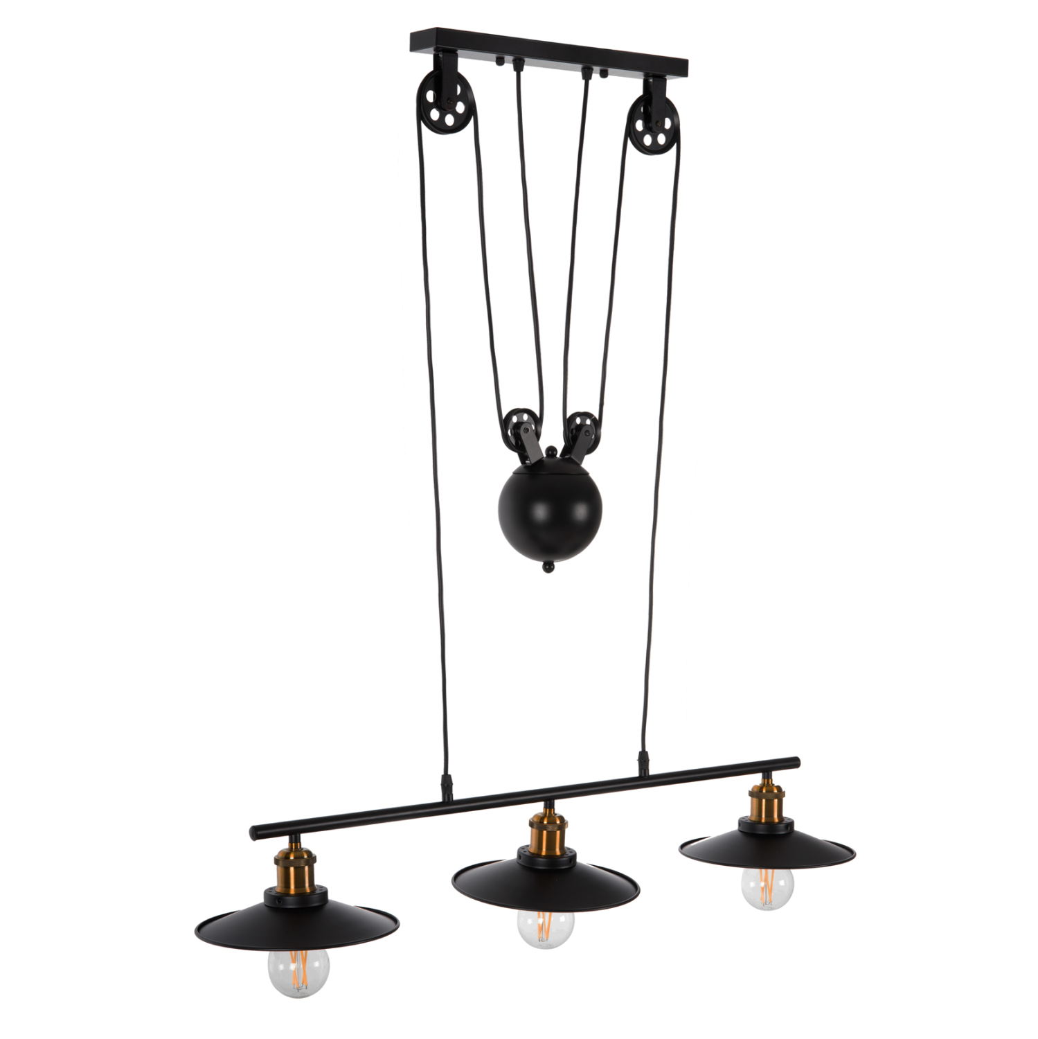 Intrahome ΦΩΤΙΣΤΙΚΟ ΟΡΟΦΗΣ 3-ΦΩΤΟ ΜΕΤΑΛΛΟ ΣΕ ΜΑΥΡΟ ΧΡΩΜΑ 91x91x95,5Υεκ intraho-1648171