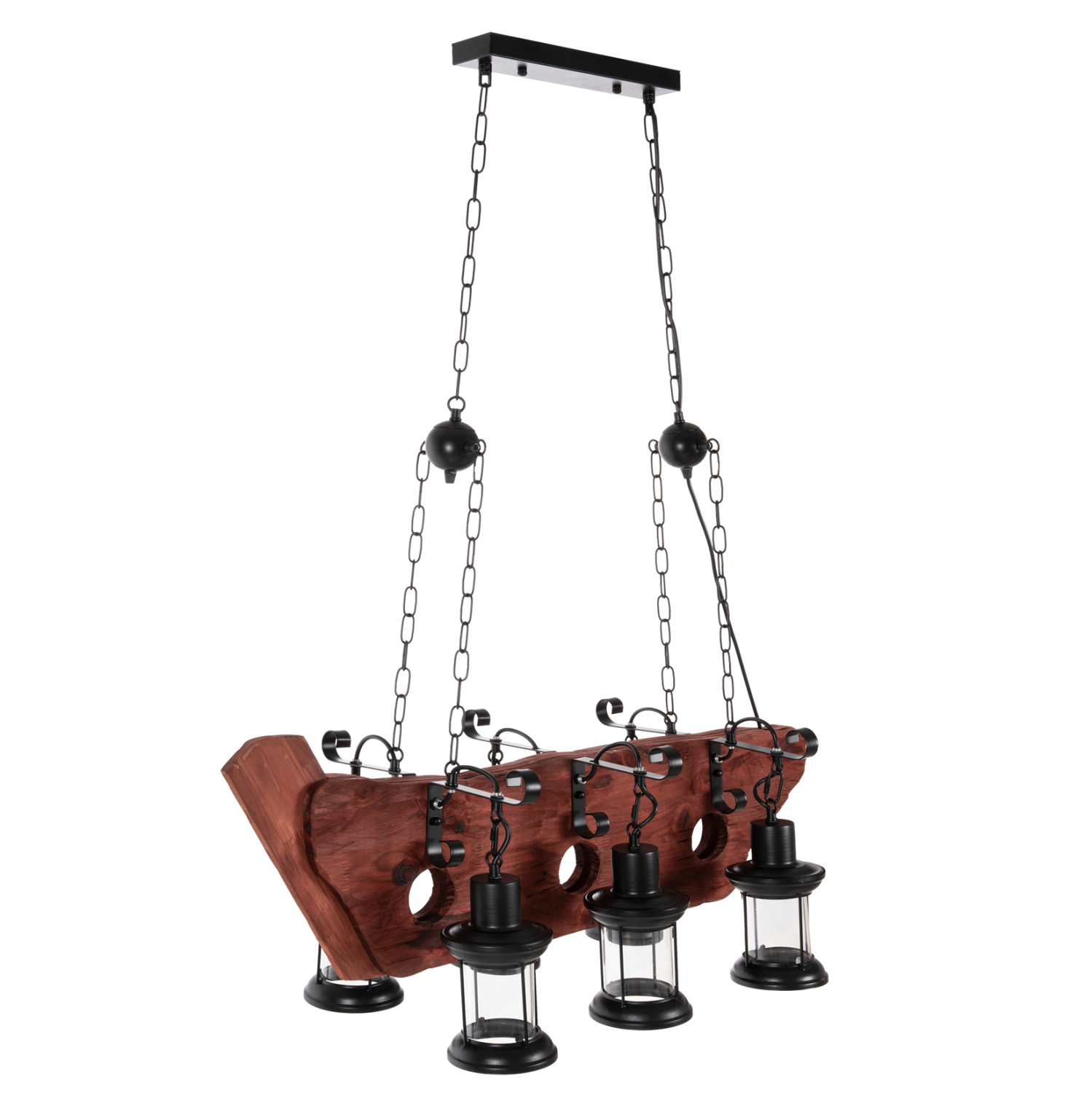 Intrahome ΦΩΤΙΣΤΙΚΟ ΟΡΟΦΗΣ 6-ΦΩΤΟ ΚΡΕΜΑΣΤΟ ΞΥΛΟ-ΜΕΤΑΛΛΟ-ΓΥΑΛΙ 116Υεκ intraho-1648168