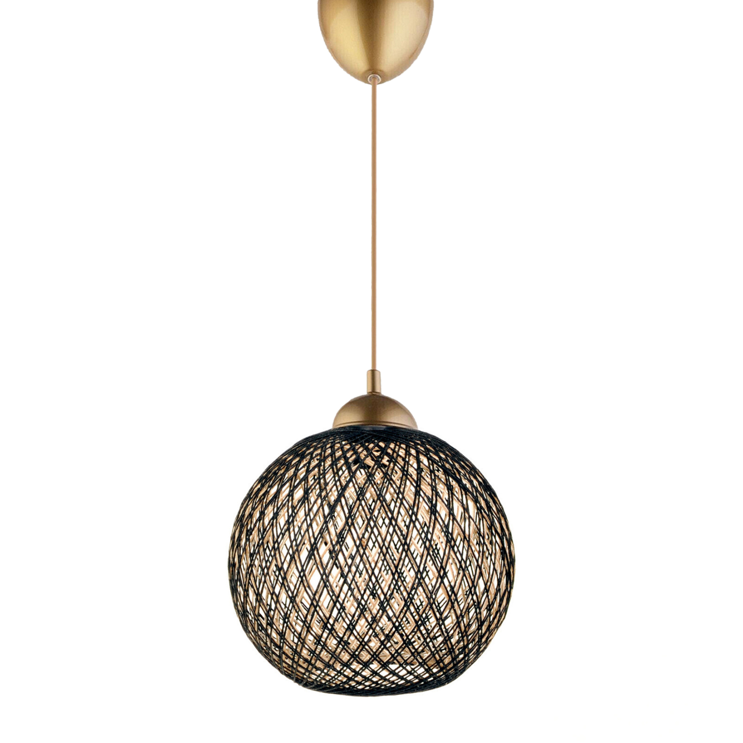 ΦΩΤΙΣΤΙΚΟ ΟΡΟΦΗΣ ΕΣΩΤΕΡΙΚΟΥ ΧΩΡΟΥ ΚΡΕΜΑΣΤΟ HM7365.01 ΑΠΟ ΞΥΛΟ ΚΑΙ BAMBOO ΦΥΣΙΚΟ 36x36x65Υ εκ.