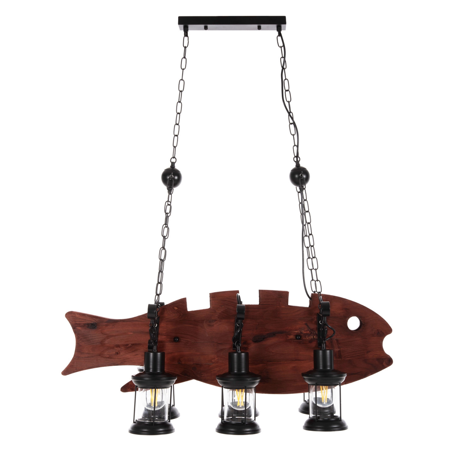 Intrahome ΦΩΤΙΣΤΙΚΟ ΟΡΟΦΗΣ ΚΡΕΜΑΣΤΟ 6-ΦΩΤΟ ΞΥΛΙΝΟ ΨΑΡΙ-ΜΑΥΡΟ ΜΕΤΑΛΛΟ-ΓΥΑΛΙ 95x35x116Υεκ intraho-1648169