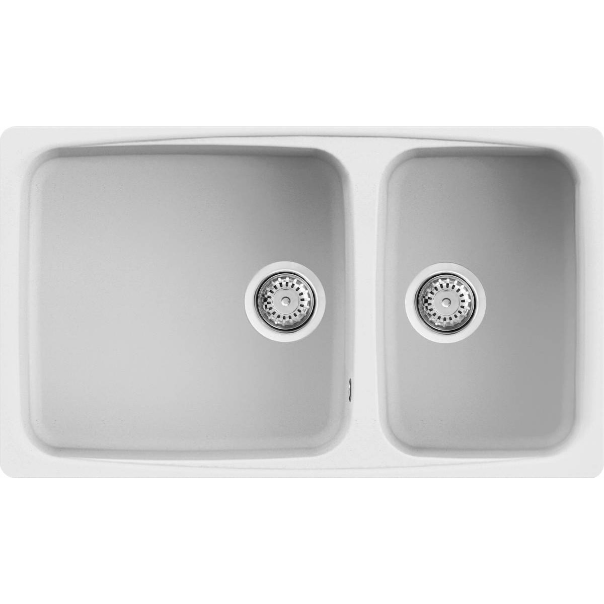 KARAG  FOX Νεροχύτης κουζίνας FOX 450 Bianco Titano 68 ELLECI 86,4x50,3cm KARAG-8031873056902