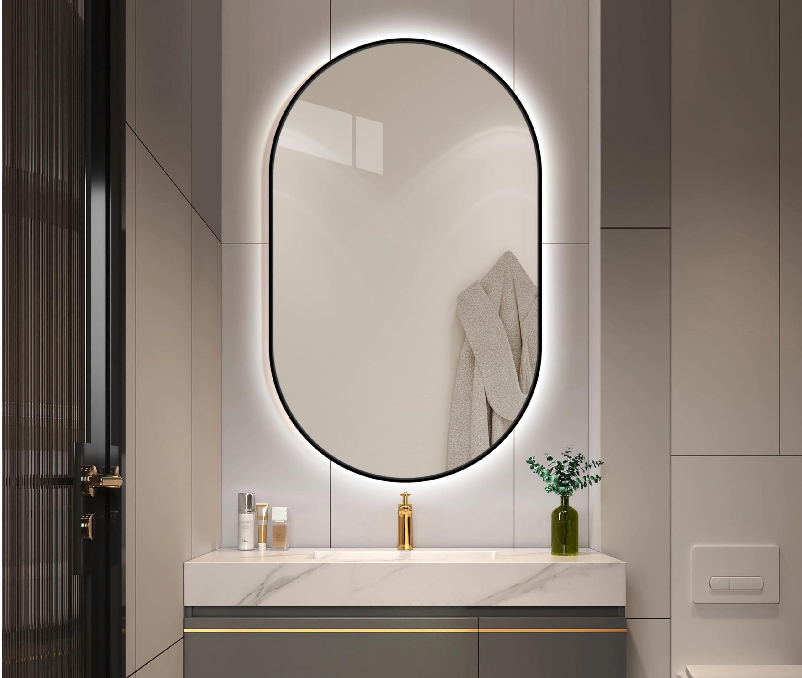 Καθρέφτης LED Τοίχου FR-01 50x100cm κωδ. 0762-FR-01