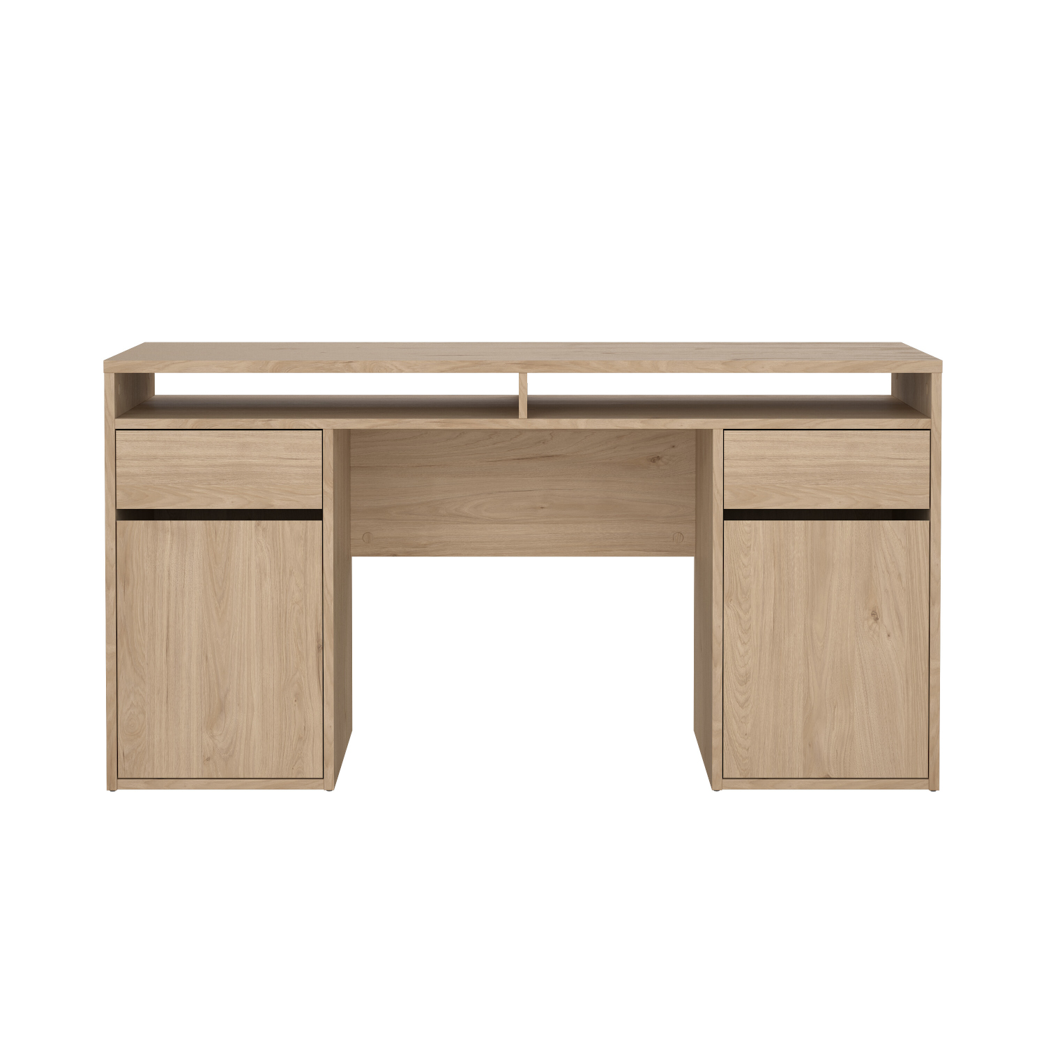Insi Function Plus γραφείο με 2 ντουλάπια και 2 συρτάρια 149x48x77,4εκ. Jackson Hickory  0111.TV90