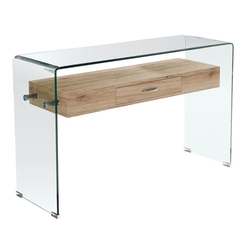 WOODWELL ΕΜ737GLASSER Wood Κονσόλα Γυαλί Clear 12mm – Ράφι με Συρτάρι Απόχρωση Δρυς 120x40x75cm ΕΜ737 WOODWELL ΕΜ737GLASSER Wood Κονσόλα Γυαλί Clear 12mm – Ράφι με Συρτάρι Απόχρωση Δρυς 120x40x75cm ΕΜ737