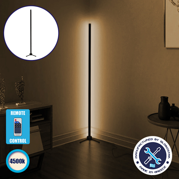 GLOBO-100-2 GloboStar® Μοντέρνο Minimal Επιδαπέδιο Μαύρο Φωτιστικό 100cm LED 16 Watt με Ασύρματο Χειριστήριο RF & Dimmer Φυσικό Λευκό 4500k GloboStar ALIEN Design GLOBO-100-2 GLOBO-100-2 GloboStar® Μοντέρνο Minimal Επιδαπέδιο Μαύρο Φωτιστικό 100cm LED 16 Watt με Ασύρματο Χειριστήριο RF & Dimmer Φυσικό Λευκό 4500k GloboStar ALIEN Design GLOBO-100-2