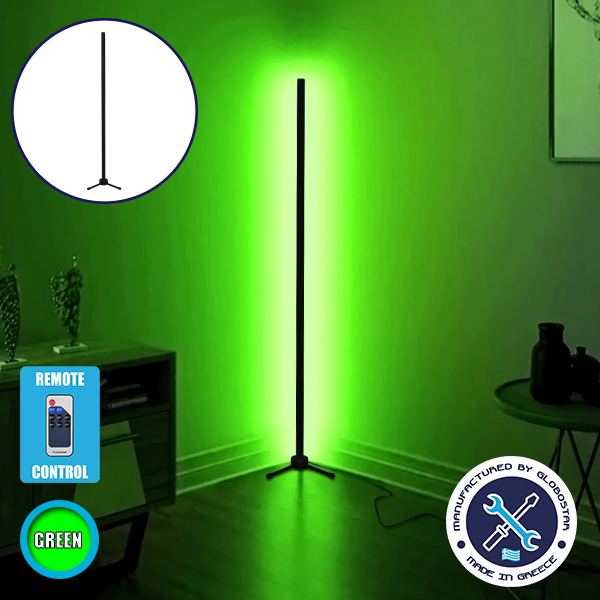 GLOBO-100-5 GloboStar® Μοντέρνο Minimal Επιδαπέδιο Μαύρο Φωτιστικό 100cm LED 16 Watt με Ασύρματο Χειριστήριο RF & Dimmer Πράσινο GloboStar ALIEN Design GLOBO-100-5 GLOBO-100-5 GloboStar® Μοντέρνο Minimal Επιδαπέδιο Μαύρο Φωτιστικό 100cm LED 16 Watt με Ασύρματο Χειριστήριο RF & Dimmer Πράσινο GloboStar ALIEN Design GLOBO-100-5