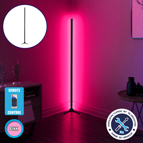 GLOBO-150-7 GloboStar® Μοντέρνο Minimal Επιδαπέδιο Μαύρο Φωτιστικό 150cm LED 24 Watt με Ασύρματο Χειριστήριο RF & Dimmer Ροζ GloboStar ALIEN Design GLOBO-150-7 GLOBO-150-7 GloboStar® Μοντέρνο Minimal Επιδαπέδιο Μαύρο Φωτιστικό 150cm LED 24 Watt με Ασύρματο Χειριστήριο RF & Dimmer Ροζ GloboStar ALIEN Design GLOBO-150-7
