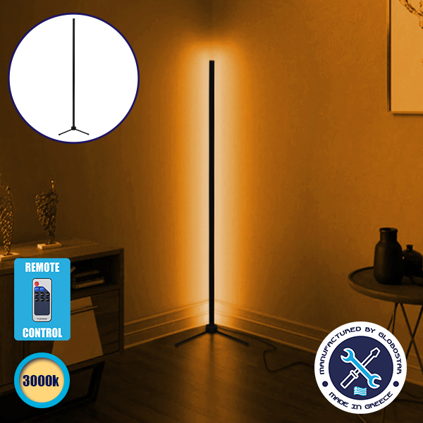 GLOBO-200-3 GloboStar® Μοντέρνο Minimal Επιδαπέδιο Μαύρο Φωτιστικό 200cm LED 32 Watt με Ασύρματο Χειριστήριο RF & Dimmer Θερμό Λευκό 3000k GloboStar ALIEN Design GLOBO-200-3 GLOBO-200-3 GloboStar® Μοντέρνο Minimal Επιδαπέδιο Μαύρο Φωτιστικό 200cm LED 32 Watt με Ασύρματο Χειριστήριο RF & Dimmer Θερμό Λευκό 3000k GloboStar ALIEN Design GLOBO-200-3