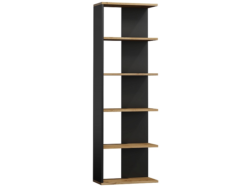 ΓΩΝΙΑΚΗ ΒΙΒΛΙΟΘΗΚΗ WOTAN OAK + BLACK 170X60 DIOMMI CORNERDWC DIOMMI-80-1746 ΓΩΝΙΑΚΗ ΒΙΒΛΙΟΘΗΚΗ WOTAN OAK + BLACK 170X60 DIOMMI CORNERDWC DIOMMI-80-1746