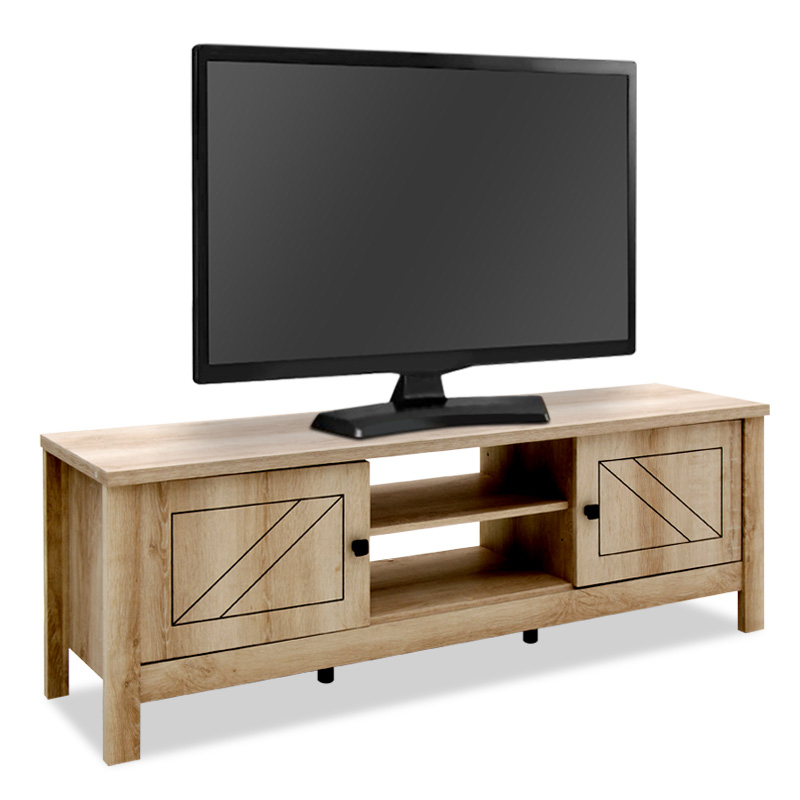 Έπιπλο τηλεόρασης Maddox Megapap σε χρώμα castillo – oak 150x40x51εκ. GP006-0032