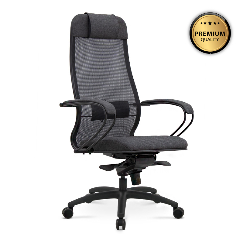 Καρέκλα γραφείου Samurai Comfort N.18 Megapap εργονομική με ύφασμα Mesh σε χρώμα γκρι 70x70x124/134εκ. GP008-0039 Καρέκλα γραφείου Samurai Comfort N.18 Megapap εργονομική με ύφασμα Mesh σε χρώμα γκρι 70x70x124/134εκ. GP008-0039