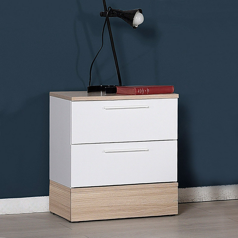 Κομοδίνo Base Megapap σε χρώμα λευκό – sonoma 45x40x52εκ. Κομοδίνo Base Megapap σε χρώμα λευκό – sonoma 45x40x52εκ.