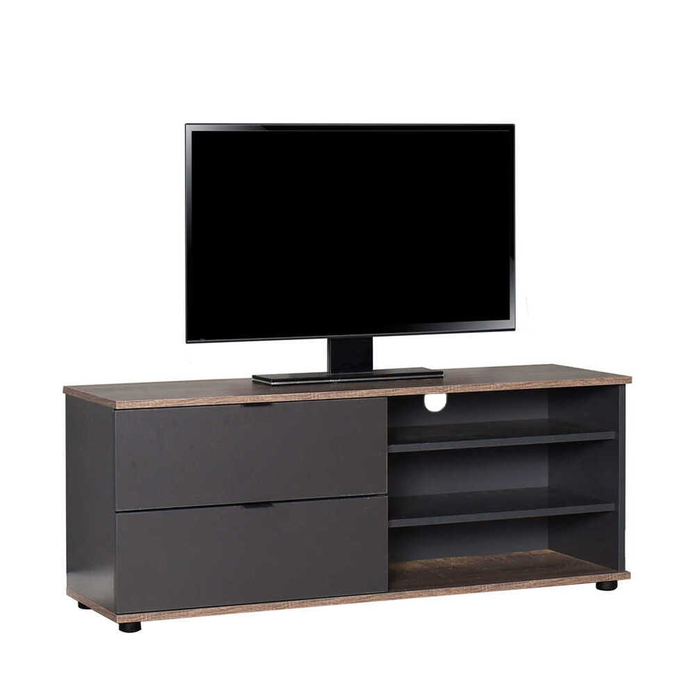 Έπιπλο τηλεόρασης Flat Line χρώμα latte – ανθρακί 120x35x48εκ. GP009-0173 Έπιπλο τηλεόρασης Flat Line χρώμα latte – ανθρακί 120x35x48εκ. GP009-0173