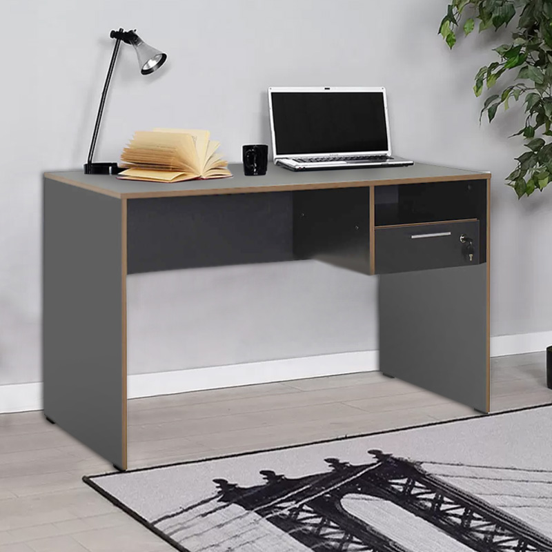 Γραφείο εργασίας Concept Megapap χρώμα ανθρακί 120x60x75εκ. Γραφείο εργασίας Concept Megapap χρώμα ανθρακί 120x60x75εκ.