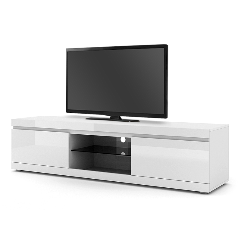Έπιπλο τηλεόρασης Ria Megapap σε χρώμα λευκό 180x43x45εκ. GP012-0021 Έπιπλο τηλεόρασης Ria Megapap σε χρώμα λευκό 180x43x45εκ. GP012-0021
