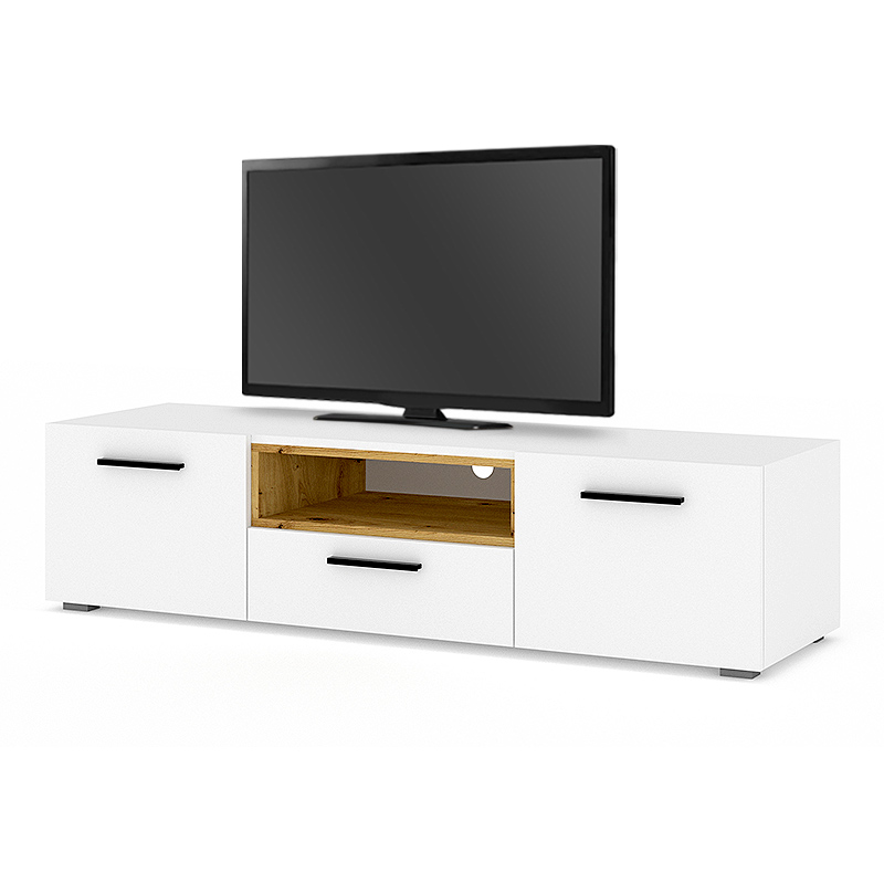 Έπιπλο τηλεόρασης Vivian Megapap σε χρώμα λευκό 151x43x37εκ. GP012-0024 Έπιπλο τηλεόρασης Vivian Megapap σε χρώμα λευκό 151x43x37εκ. GP012-0024