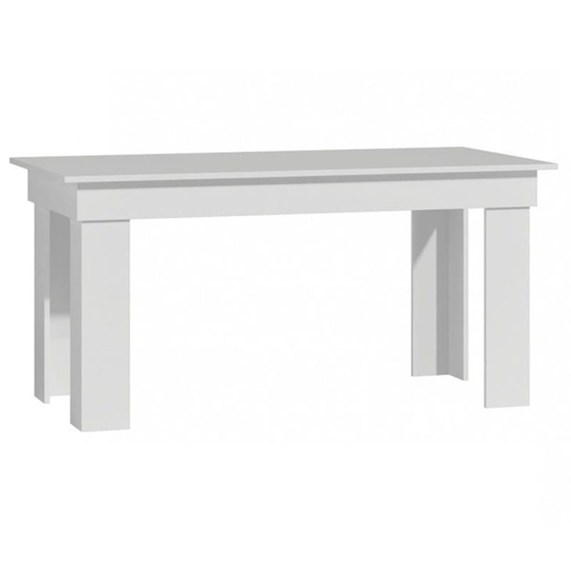 Τραπεζαρία Nydri Megapap σε χρώμα λευκό 160x75x80εκ. GP012-0057