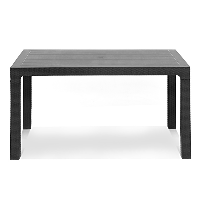 Τραπέζι κήπου Adler Megapap από PP χρώμα ανθρακί 140x80x74εκ. Τραπέζι κήπου Adler Megapap από PP χρώμα ανθρακί 140x80x74εκ.