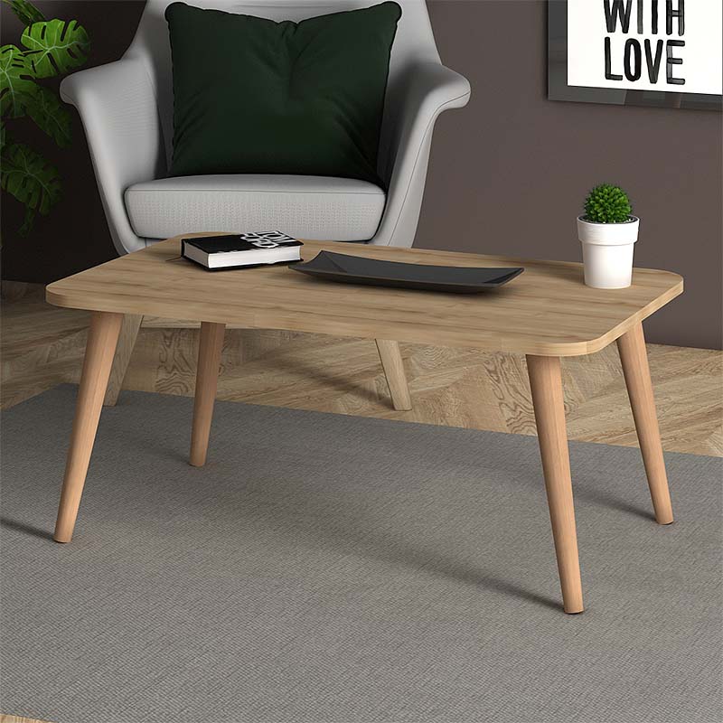 Τραπεζάκι σαλονιού Soul Megapap από μελαμίνη χρώμα oak 90x55x41εκ. Τραπεζάκι σαλονιού Soul Megapap από μελαμίνη χρώμα oak 90x55x41εκ.