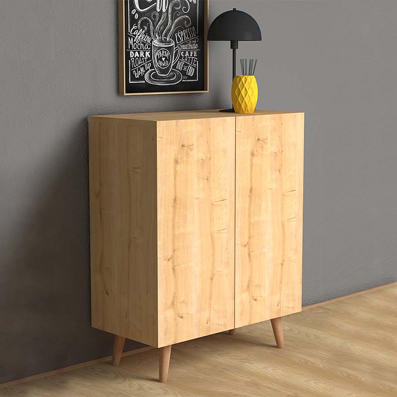 Παπουτσοθήκη μελαμίνης Luce Megapap 12 ζευγών χρώμα oak 70x35x85εκ. Παπουτσοθήκη μελαμίνης Luce Megapap 12 ζευγών χρώμα oak 70x35x85εκ.