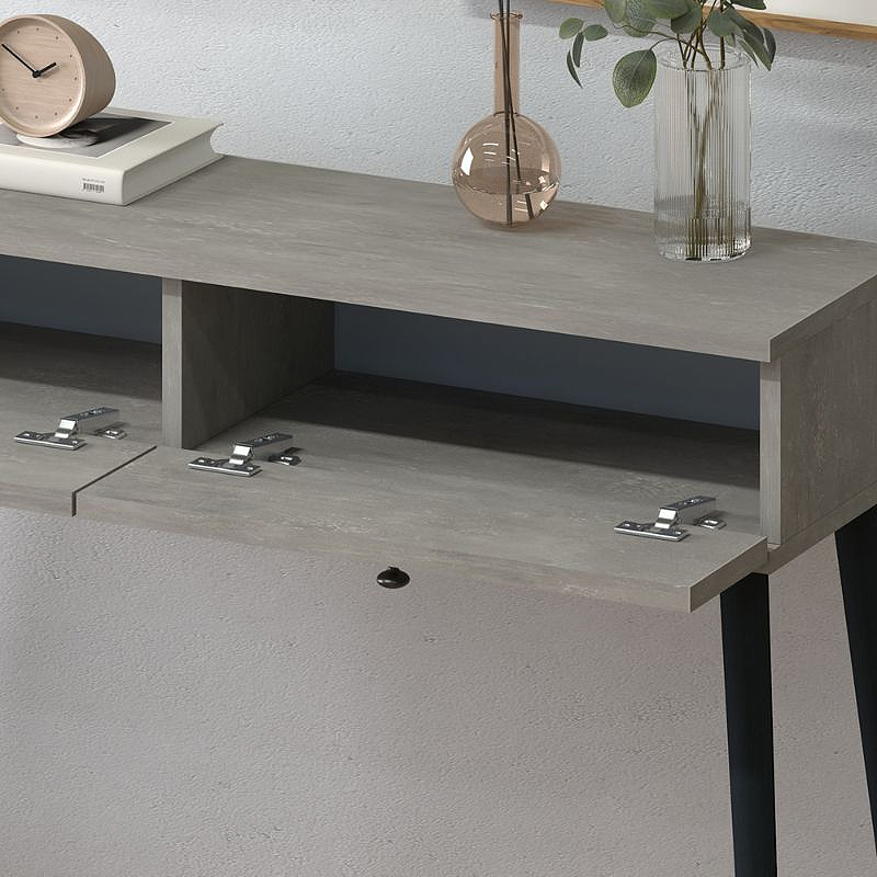 Κονσόλα Alis Megapap χρώμα γκρι ρετρό 110x29x88εκ. Κονσόλα Alis Megapap χρώμα γκρι ρετρό 110x29x88εκ.
