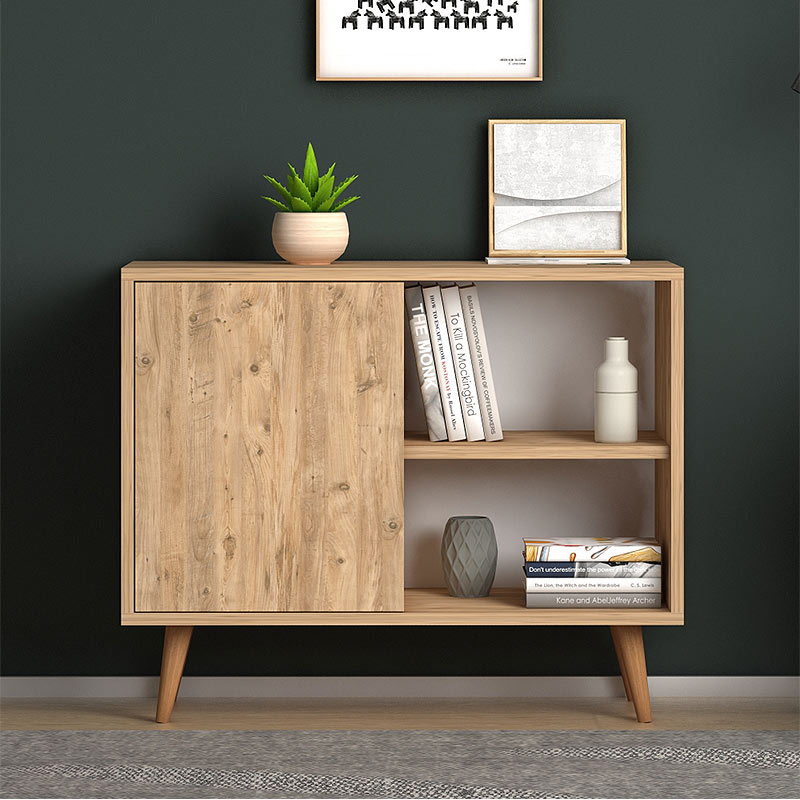 Κονσόλα – μπουφές μελαμίνης Luce Megapap χρώμα pine 80x35x66εκ.
