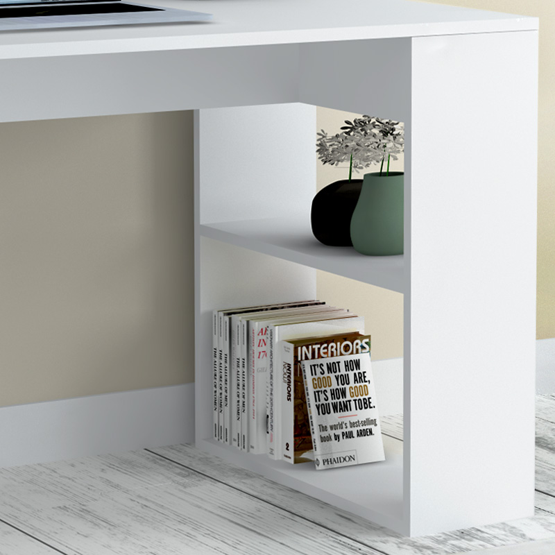 Γραφείο εργασίας Mikro Megapap χρώμα λευκό 120x60x75εκ. Γραφείο εργασίας Mikro Megapap χρώμα λευκό 120x60x75εκ.