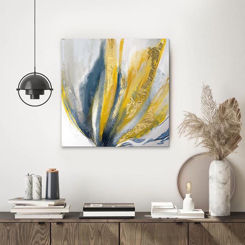 Πίνακας σε καμβά “Golden Leaves” Megapap ψηφιακής εκτύπωσης 50x50x3εκ. Πίνακας σε καμβά “Golden Leaves” Megapap ψηφιακής εκτύπωσης 50x50x3εκ.