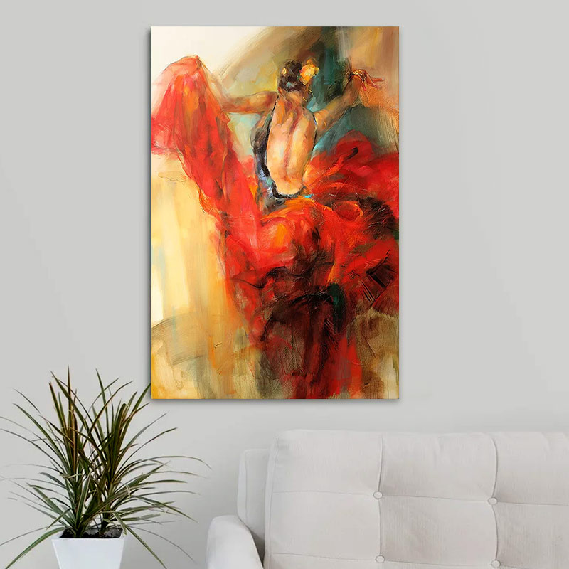 Πίνακας σε καμβά “Dancer” Megapap ψηφιακής εκτύπωσης 60x90x3εκ. Πίνακας σε καμβά “Dancer” Megapap ψηφιακής εκτύπωσης 60x90x3εκ.