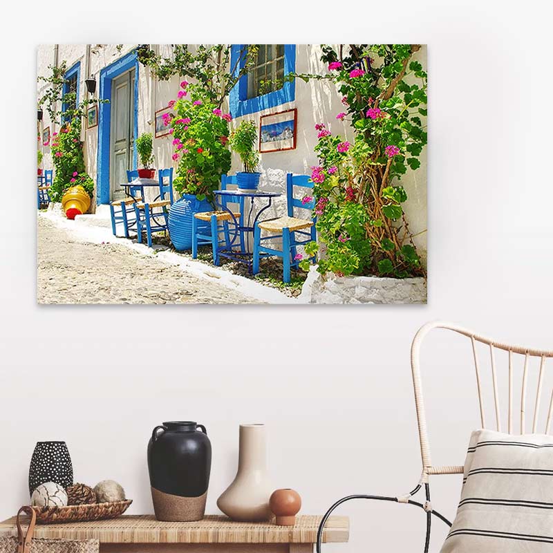 Πίνακας σε καμβά “Greek Street Tavern” Megapap ψηφιακής εκτύπωσης 60x40x3εκ. Πίνακας σε καμβά “Greek Street Tavern” Megapap ψηφιακής εκτύπωσης 60x40x3εκ.