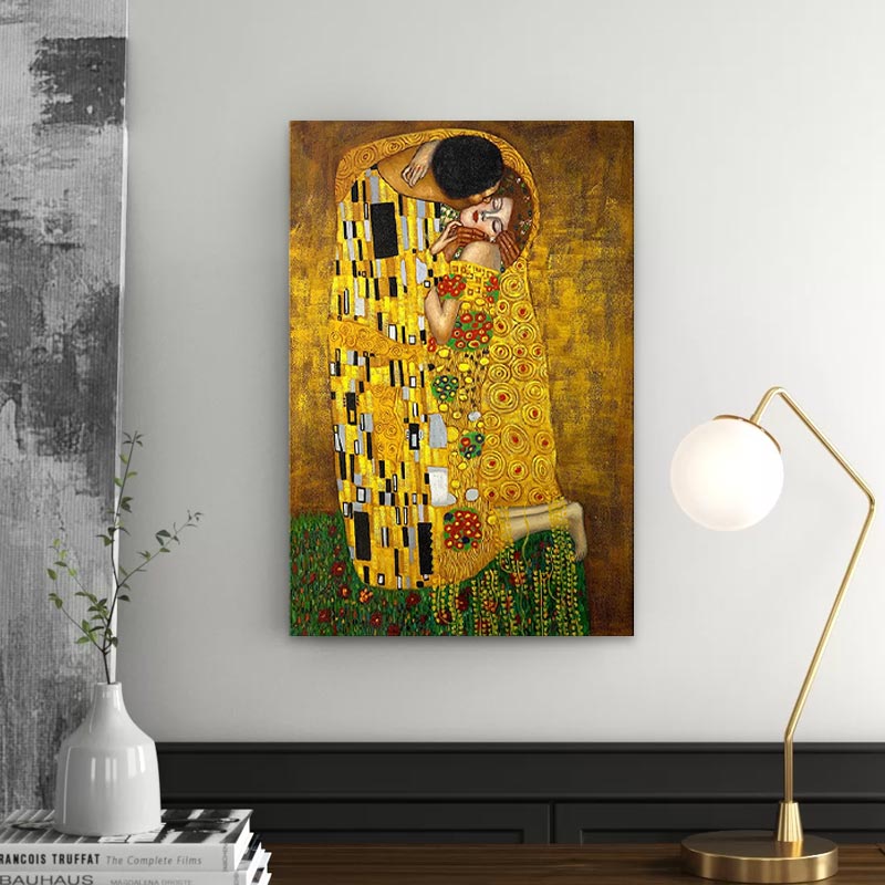Πίνακας σε καμβά “The Kiss” Megapap ψηφιακής εκτύπωσης 40x60x3εκ. Πίνακας σε καμβά “The Kiss” Megapap ψηφιακής εκτύπωσης 40x60x3εκ.