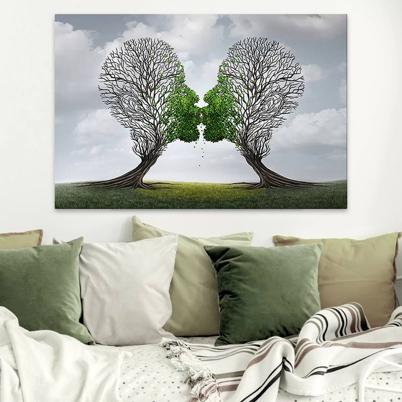 Πίνακας σε καμβά “Trees Growing With Love” Megapap ψηφιακής εκτύπωσης 75x50x3εκ. Πίνακας σε καμβά “Trees Growing With Love” Megapap ψηφιακής εκτύπωσης 75x50x3εκ.
