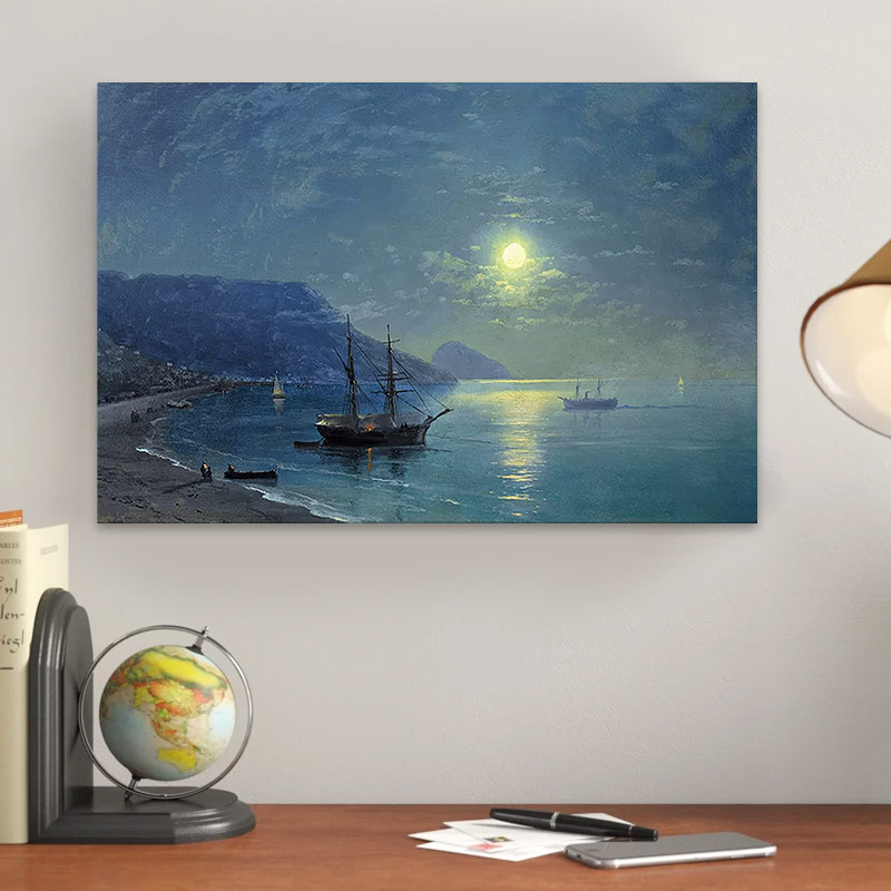 Πίνακας σε καμβά “Night in the Crimea” Megapap ψηφιακής εκτύπωσης 60x40x3εκ. Πίνακας σε καμβά “Night in the Crimea” Megapap ψηφιακής εκτύπωσης 60x40x3εκ.