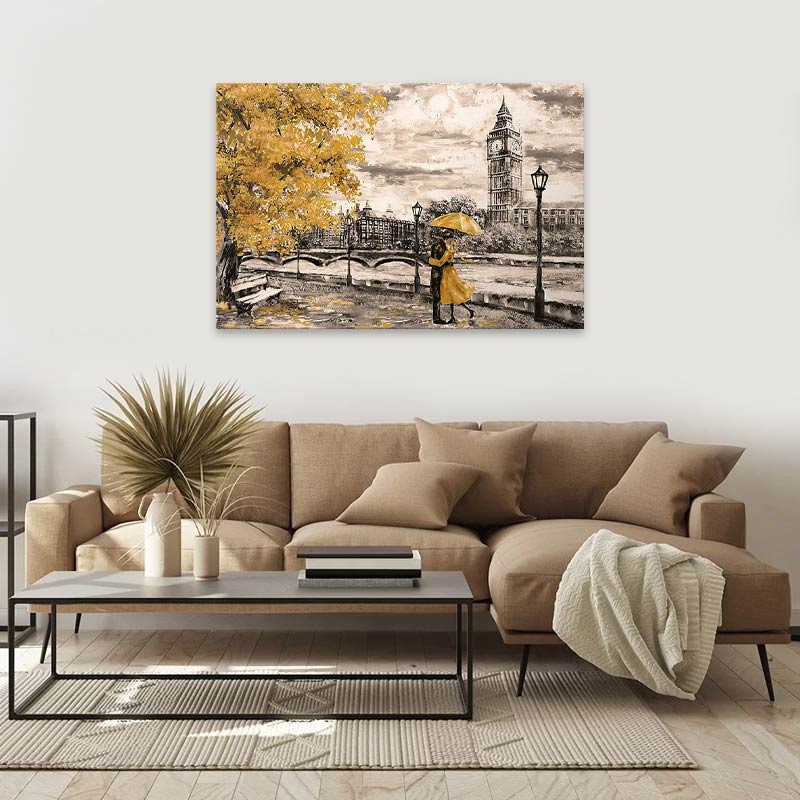 Πίνακας σε καμβά “Big Ben And Yellow Leaves” Megapap ψηφιακής εκτύπωσης 75x50x3εκ. Πίνακας σε καμβά “Big Ben And Yellow Leaves” Megapap ψηφιακής εκτύπωσης 75x50x3εκ.