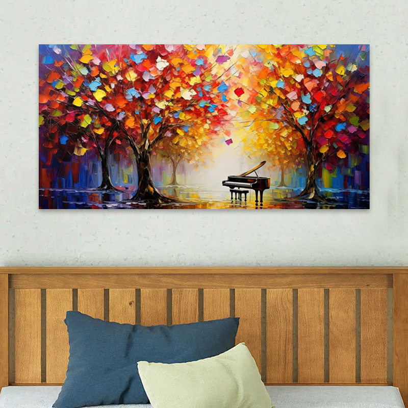 Πίνακας σε καμβά “Piano in Colorful Forest” Megapap ψηφιακής εκτύπωσης 120x60x3εκ. Πίνακας σε καμβά “Piano in Colorful Forest” Megapap ψηφιακής εκτύπωσης 120x60x3εκ.