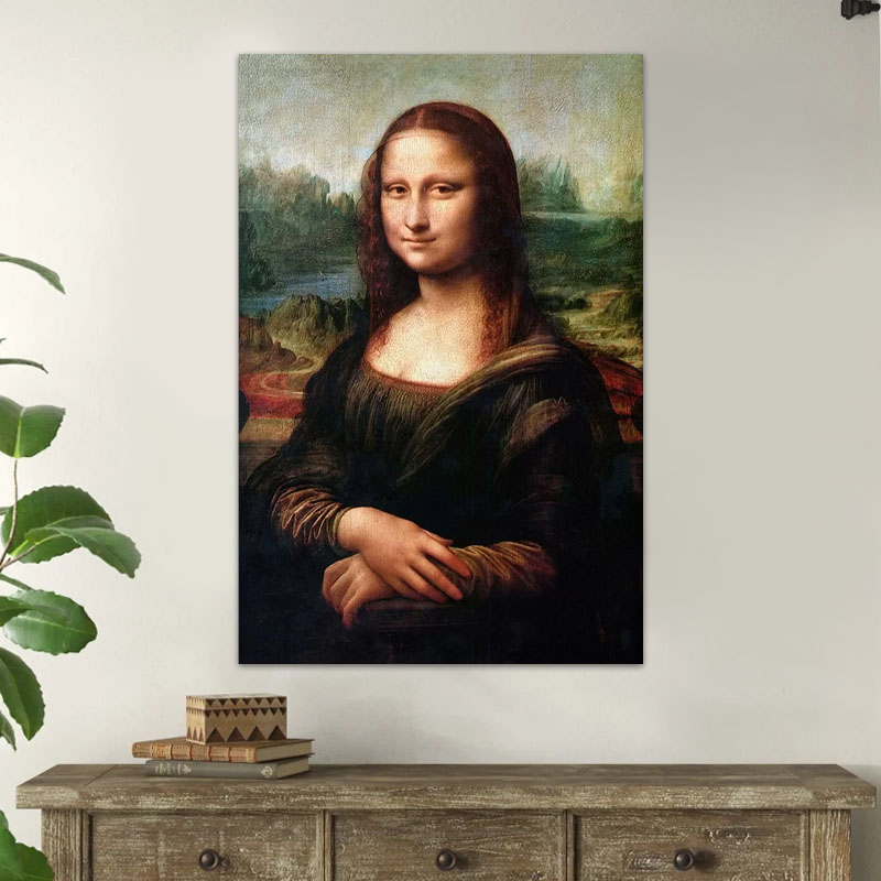Πίνακας σε καμβά “Mona Lisa” Megapap ψηφιακής εκτύπωσης 70x100x3εκ. Πίνακας σε καμβά “Mona Lisa” Megapap ψηφιακής εκτύπωσης 70x100x3εκ.