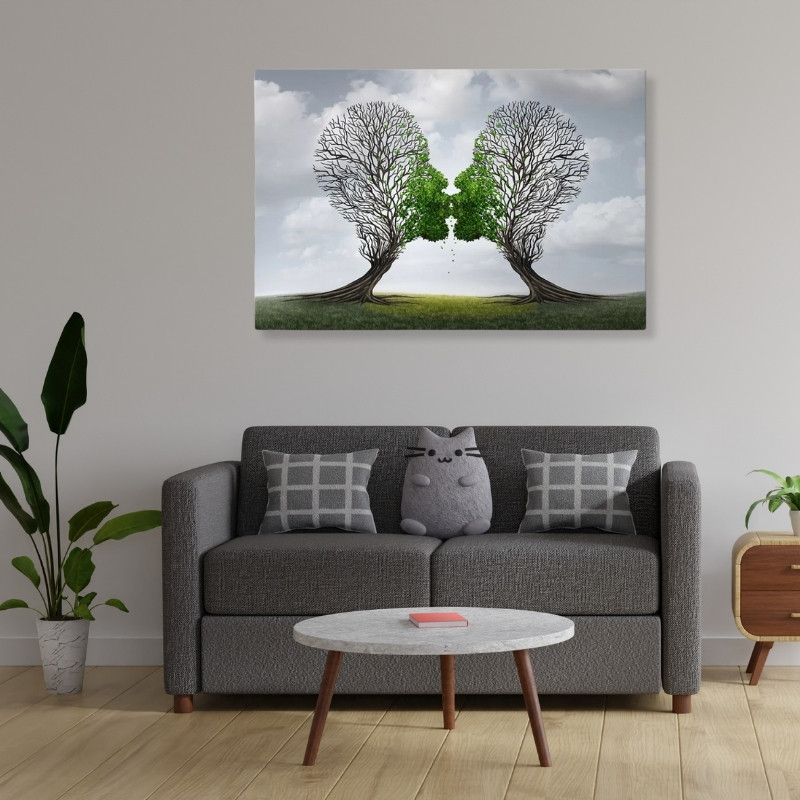 Πίνακας σε καμβά “Trees Growing With Love” Megapap ψηφιακής εκτύπωσης 100x70x3εκ. Πίνακας σε καμβά “Trees Growing With Love” Megapap ψηφιακής εκτύπωσης 100x70x3εκ.