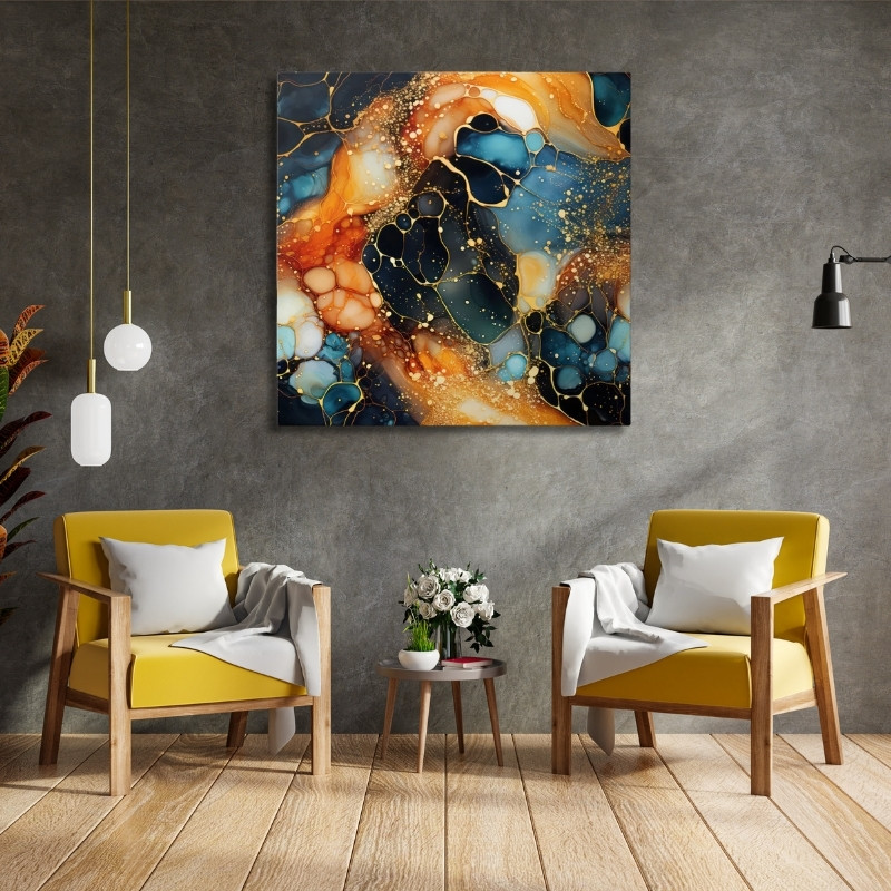 Πίνακας σε καμβά “Universal Texture Abstract” Megapap ψηφιακής εκτύπωσης 100x100x3εκ. Πίνακας σε καμβά “Universal Texture Abstract” Megapap ψηφιακής εκτύπωσης 100x100x3εκ.