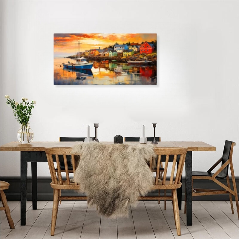 Πίνακας σε καμβά “Fishing Boat” Megapap ψηφιακής εκτύπωσης 120x60x3εκ. Πίνακας σε καμβά “Fishing Boat” Megapap ψηφιακής εκτύπωσης 120x60x3εκ.