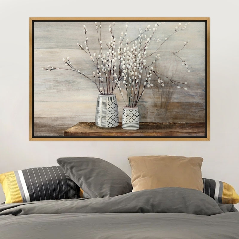 Πίνακας σε καμβά “Willow Flowers” Megapap ψηφιακής εκτύπωσης με κορνίζα χρώμα χρυσό 140x100x3εκ. Πίνακας σε καμβά “Willow Flowers” Megapap ψηφιακής εκτύπωσης με κορνίζα χρώμα χρυσό 140x100x3εκ.