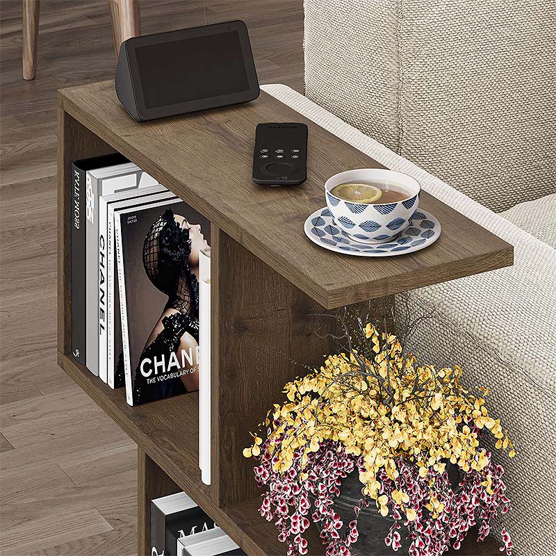 Βοηθητικό τραπεζάκι Homemania Megapap χρώμα ανοιχτό καρυδί 60x20x60εκ. Βοηθητικό τραπεζάκι Homemania Megapap χρώμα ανοιχτό καρυδί 60x20x60εκ.