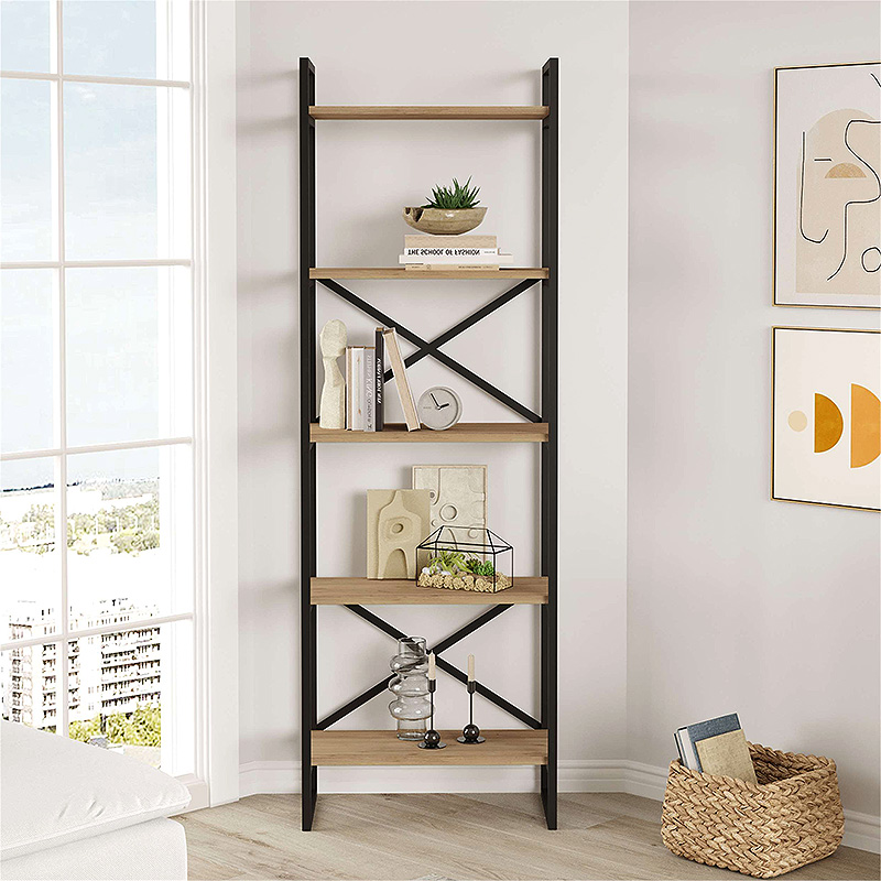 Βιβλιοθήκη Dusan Megapap χρώμα sepet oak 58x30x175εκ. Βιβλιοθήκη Dusan Megapap χρώμα sepet oak 58x30x175εκ.