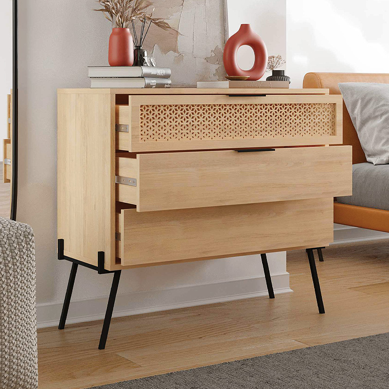 Συρταριέρα Naive Megapap χρώμα sapphire oak 93,1x40x83,1εκ. Συρταριέρα Naive Megapap χρώμα sapphire oak 93,1x40x83,1εκ.