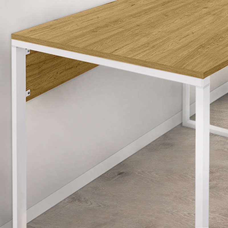 Γραφείο εργασίας Inna Megapap χρώμα sapphire oak – λευκό 110x60x75εκ. Γραφείο εργασίας Inna Megapap χρώμα sapphire oak – λευκό 110x60x75εκ.