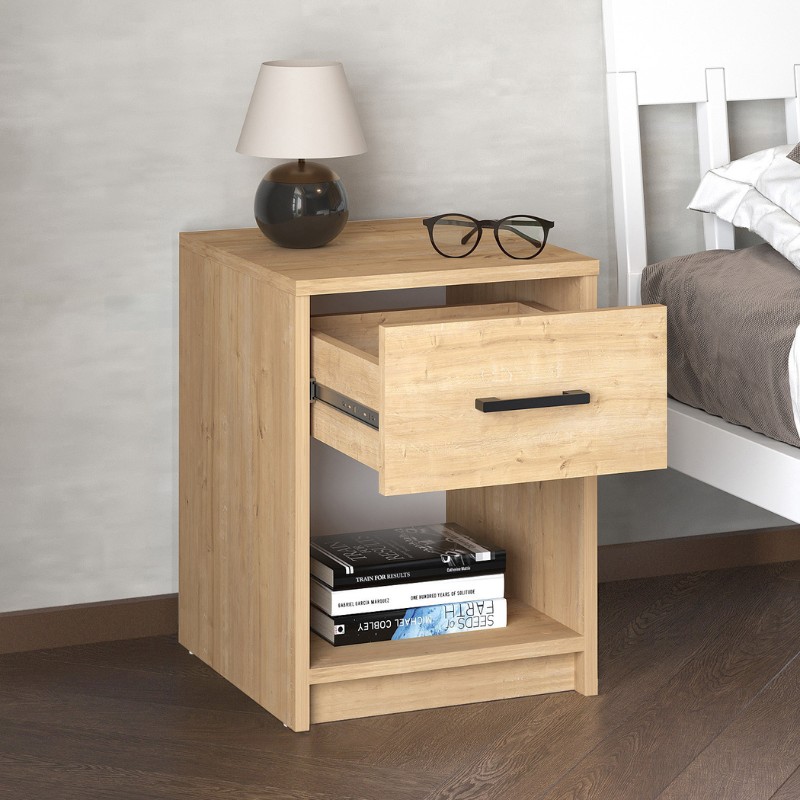 Κομοδίνο Scoty Megapap χρώμα sapphire oak 40,2×35,3×55εκ. Κομοδίνο Scoty Megapap χρώμα sapphire oak 40,2×35,3×55εκ.