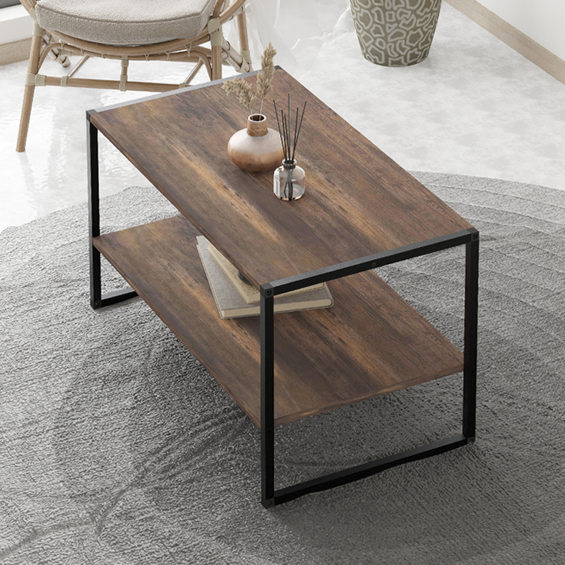 Τραπεζάκι σαλονιού Giza Megapap χρώμα rustic καρυδί 90,2×50,3×50,4εκ. Τραπεζάκι σαλονιού Giza Megapap χρώμα rustic καρυδί 90,2×50,3×50,4εκ.