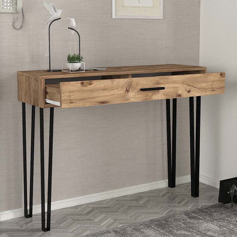 Κονσόλα μελαμίνης Rochel Megapap χρώμα atlantic pine 120x35x89,8εκ. Κονσόλα μελαμίνης Rochel Megapap χρώμα atlantic pine 120x35x89,8εκ.