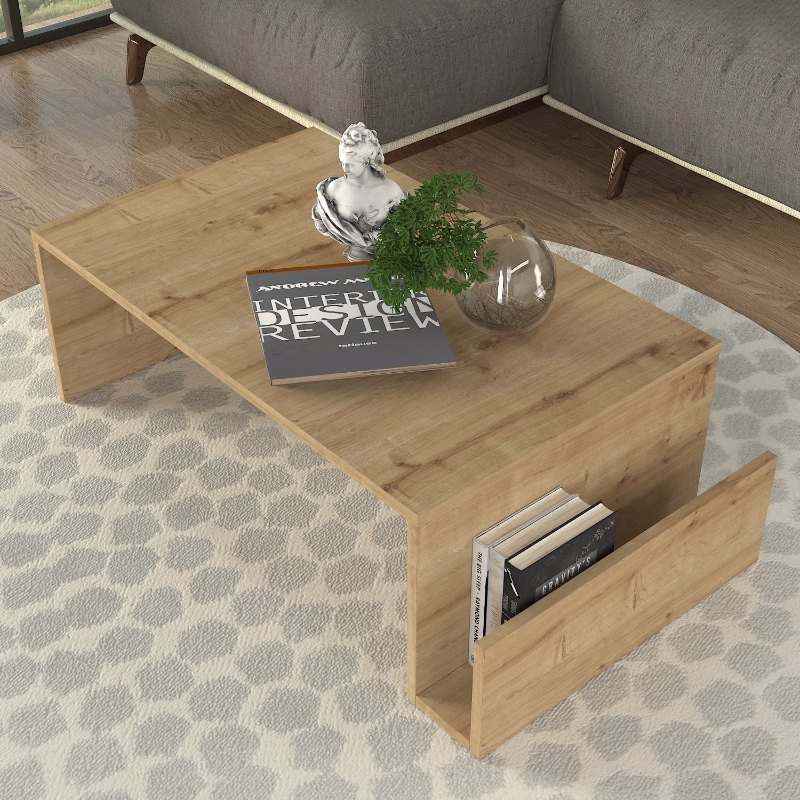 Τραπεζάκι σαλονιού Regnar Megapap χρώμα sapphire oak 100,6x55x31,8εκ. Τραπεζάκι σαλονιού Regnar Megapap χρώμα sapphire oak 100,6x55x31,8εκ.